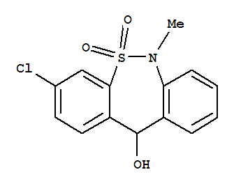 3-Chloro-6,11-dihydro-6-methyldibenzo[c,f][1,2]thiazepin-11-ol5,5-dioxide