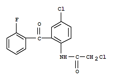 2-Chloro-N-(4-chloro-2-(2-fluorobenzoyl)phenyl)acetamide
