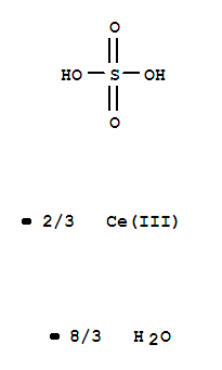 Sulfuricacid,cerium(3+)salt(3:2),octahydrate(8CI,9CI)