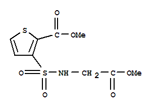Methyl3-(N-(2-methoxy-2-oxoethyl)sulfamoyl)thiophene-2-carboxylate