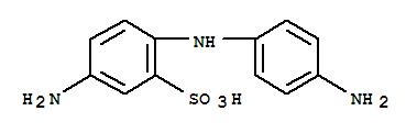 5-Amino-2-[(4-aminophenyl)amino]benzenesulfonicacid