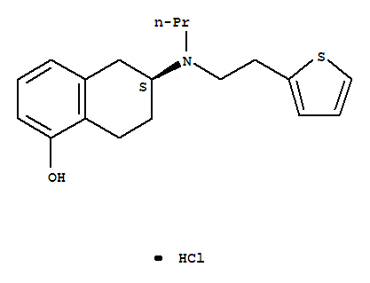 (6S)-6-(propyl-(2-thiophen-2-ylethyl)amino)tetralin-1-olhydrochloride