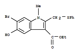 Ethyl6-bromo-5-hydroxy-1-methyl-2-(phenylsulfanylmethyl)indole-3-carboxylate