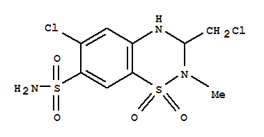 Methyclothiazide;2H-1,2,4-Benzothiadiazine-7-sulfonamide,6-chloro-3-(chloromethyl)-3,4-dihydro-2-methyl-,1,1-dioxide