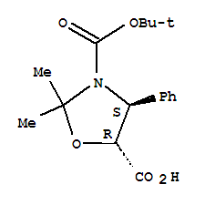 (4S,5R)-3-(tert-Butoxycarbonyl)-2,2-dimethyl-4-phenyloxazolidine-5-carboxylicacid