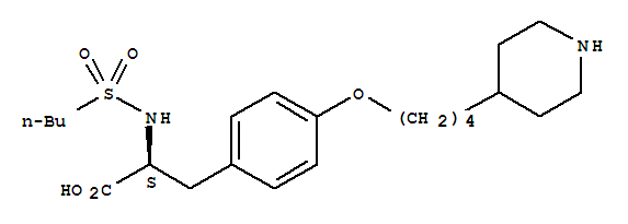 Tirofiban;MK-383;L-Tyrosine,N-(butylsulfonyl)-O-[4-(4-piperidinyl)butyl]-
