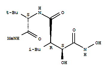 Marimastat(BB-2516);(2R,3S)-N1-((S)-3,3-dimethyl-1-(methylamino)-1-oxobutan-2-yl)-N4,3-dihydroxy-2-isobutylsuccinamide