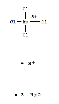 Hydrogentetrachloroaurate(III)trihydrate