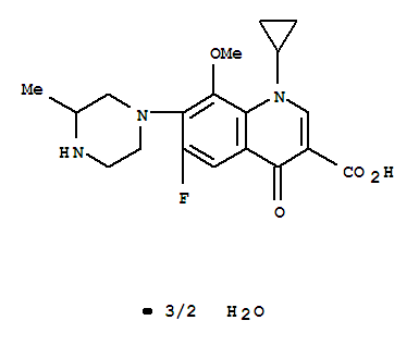 Gatifloxacinsesquihydrate