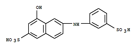 4-Hydroxy-6-(3-sulphoanilino)naphthalene-2-sulphonicacid