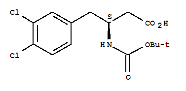 (βS)-3,4-Dichloro-β-[[(1,1-dimethylethoxy)carbonyl]amino]benzenebutanoicacid