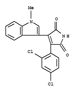 SB216763;3-(2,4-dichlorophenyl)-4-(1-methyl-1H-indol-3-yl)-1H-pyrrole-2,5-dione