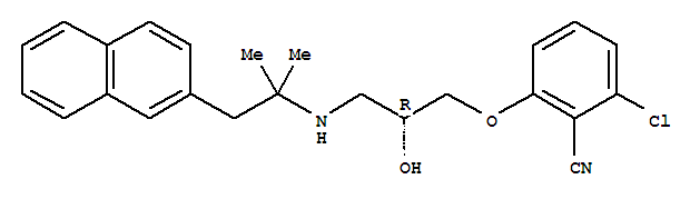 NPS-2143;SB262470;(R)-2-chloro-6-(2-hydroxy-3-(2-methyl-1-(naphthalen-2-yl)propan-2-ylamino)propoxy)benzonitrile