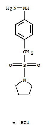 4-(1-Pyrrolidinylsulforylmenthyl)phenylhydrazinehydrochloride