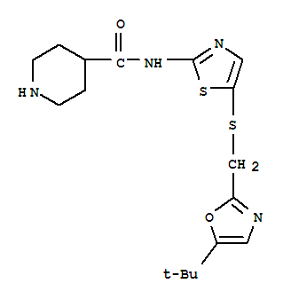 SNS-032(BMS-387032);N-(5-((5-tert-butyloxazol-2-yl)methylthio)thiazol-2-yl)piperidine-4-carboxamide