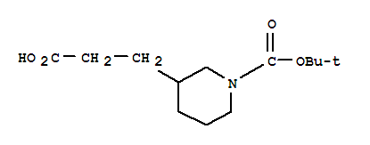 3-(2-Carboxyethyl)piperidine-1-carboxylicacidtert-butylester