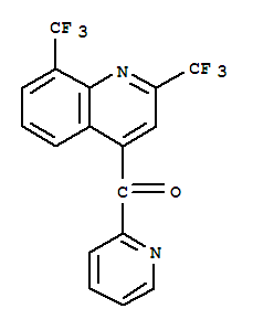 2-Pyridyl2,8-bis(trifluoromethyl)-4-quinolylketone