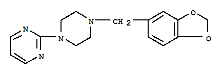 2-[4-(1,3-Benzodioxol-5-ylmethyl)piperazin-1-yl]pyrimidine