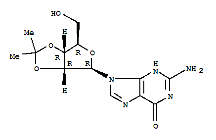 2-Amino-9-((3aR,4R,6R,6aR)-6-(hydroxymethyl)-2,2-dimethyltetrahydrofuro[3,4-d][1,3]dioxol-4-yl)-1H-purin-6(9H)-one