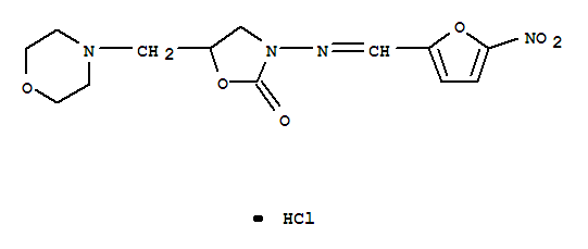 FuraltadoneHCl;2-Oxazolidinone,5-(4-morpholinylmethyl)-3-[[(5-nitro-2-furanyl)methylene]amino]-,hydrochloride(1:1)