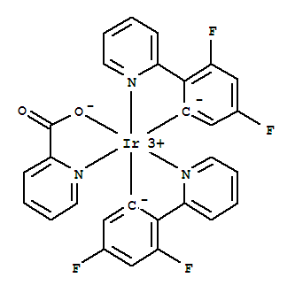 FIrPic;Bis(3,5-difluoro-2-(2-pyridyl)phenyl-(2-carboxypyridyl)iridiuM (III)