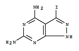 1H-Pyrazolo[3,4-d]pyrimidine-4,6-diamine,3-iodo