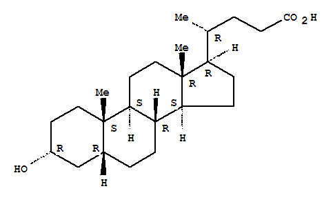 Lithocholicacid;Cholan-24-oicacid,3-hydroxy-,(3α,5β)-