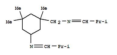 1,3,3-trimethyl-N-(2-methylpropylidene)-5-[(2-methylpropylidene)amino]cyclohexanemethylamine