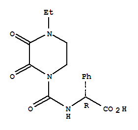 (R)-2-(4-Ethyl-2,3-dioxopiperazine-1-carboxamido)-2-phenylaceticacid