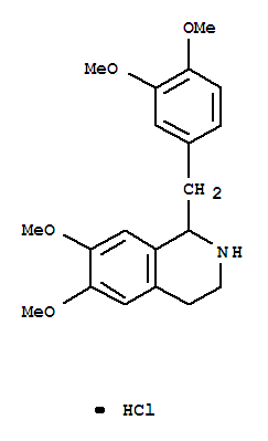 TetrahydropapaverineHCl;NorlaudanosineHCl;Isoquinoline,1-[(3,4-dimethoxyphenyl)methyl]-1,2,3,4-tetrahydro-6,7-dimethoxy-,hydrochloride(1:1)