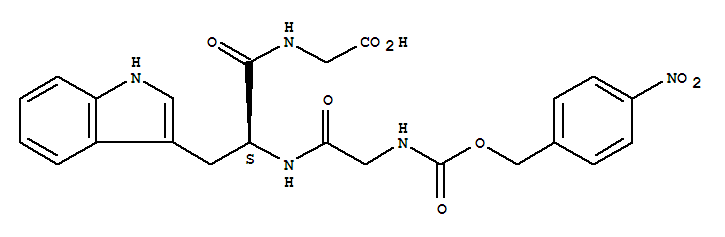 2-[[(2S)-3-(1H-Indol-3-yl)-2-[[2-[(4-nitrophenyl)methoxycarbonylamino]acetyl]amino]propanoyl]amino]aceticacid