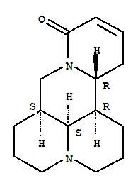 Sophocarpine;1H,5H,10H-Dipyrido[2,1-f:3',2',1'-ij][1,6]naphthyridin-10-one,2,3,6,7,7a,8,13,13a,13b,13c-decahydro-,(7aS,13aR,13bR,13cS)-