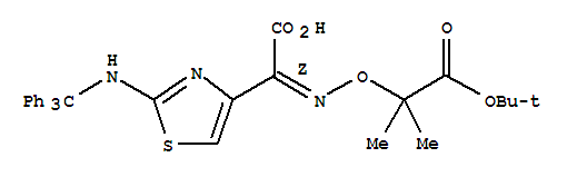 (Z)-2-(tert-Butoxycarbonylprop-2-oxyimino)-2-(2-tritylaminothiazol-4-yl)aceticacid