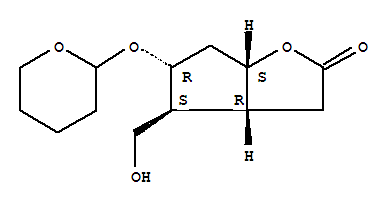 2H-Cyclopenta[b]furan-2-one,hexahydro-4-(hydroxymethyl)-5-[(tetrahydro-2H-pyran-2-yl)oxy]-,(3aR,4S,5R,6aS)-