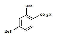 2-METHOXY-4-(METHYLTHIO)BENZOICACID,96