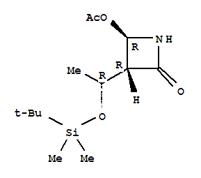 (2R,3R)-3-(2-((Tert-butyldimethylsilyl)oxy)ethyl)-4-oxoazetidin-2-ylacetate