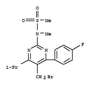 :N-[5-Bromomethyl-4-(4-fluorophenyl)-6-isopropylpyrimidine-2-yl]-N-methylmethanesulfonamide