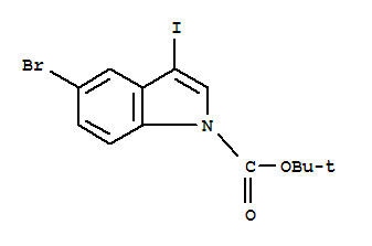 5-Bromo-3-iodoindole-1-carboxylicacidtert-butylester