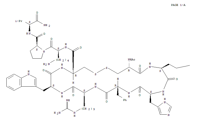 Acetyl-(Cys4,D-Phe7,Cys10)-α-MSH(4-13)