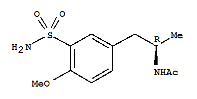 Acetamide,N-[(1R)-2-[3-(aminosulfonyl)-4-methoxyphenyl]-1-methylethyl]-
