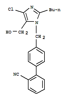 [1,1'-Biphenyl]-2-carbonitrile,4'-[[2-butyl-4-chloro-5-(hydroxymethyl)-1H-imidazol-1-yl]methyl]-