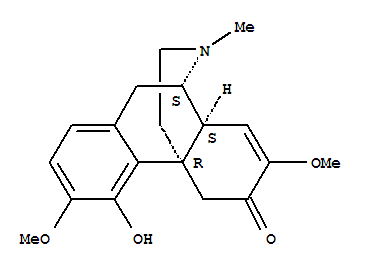 Sinomenine;Cucoline;Kukoline;Morphinan-6-one,7,8-didehydro-4-hydroxy-3,7-dimethoxy-17-methyl-,(9α,13α,14α)-