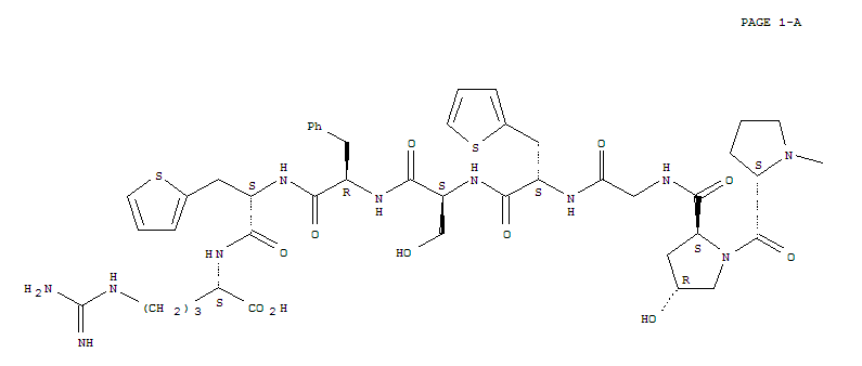 (1-Adamantaneacetyl-D-Arg0,Hyp3,β-(2-thienyl)-Ala5.8,D-Phe7)-Bradykinin