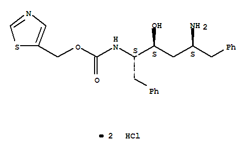 [(1S,2S,4S)-4-Amino-2-hydroxy-5-phenyl-1-(phenylmethyl)pentyl]-carbamicacid5-thiazolylmethylesterdihydrochloride