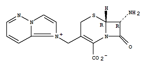 Imidazo[1,2-b]pyridazinium,1-[[(6R,7R)-7-amino-2-carboxy-8-oxo-5-thia-1-azabicyclo[4.2.0]oct-2-en-3-yl]methyl]-,innersalt