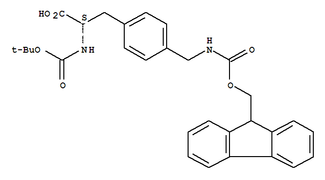 N-[(1,1-Dimethylethoxy)carbonyl]-4-[[[(9H-fluoren-9-ylmethoxy)carbonyl]amino]methyl]-L-phenylalanine