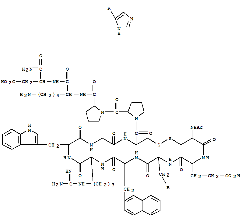 Acetyl-(Cys11,D-2-Nal14,Cys18)-β-MSH(11-22)amide