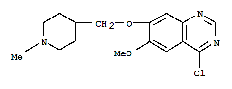 4-Chloro-6-methoxy-7-[(1-methylpiperidin-4-yl)methoxy]quinazoline