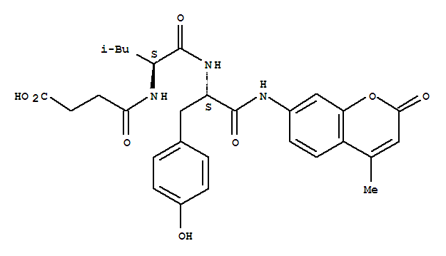 N-(3-Carboxy-1-oxopropyl)-L-leucyl-N-(4-methyl-2-oxo-2H-1-benzopyran-7-yl)-L-tyrosinamide
