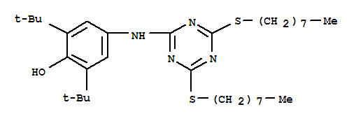 2,4-Bis(octylthio)-6-(4-hydroxy-3,5-di-tert-butylanilino)-1,3,5-triazine